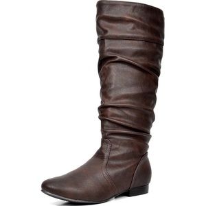 Mahogany Slouch Boots- SZ 7.5